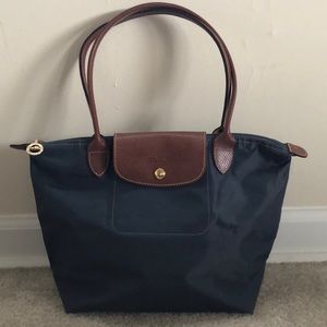 Longchamp Small Le Pliage Nylon Shoulder Tote